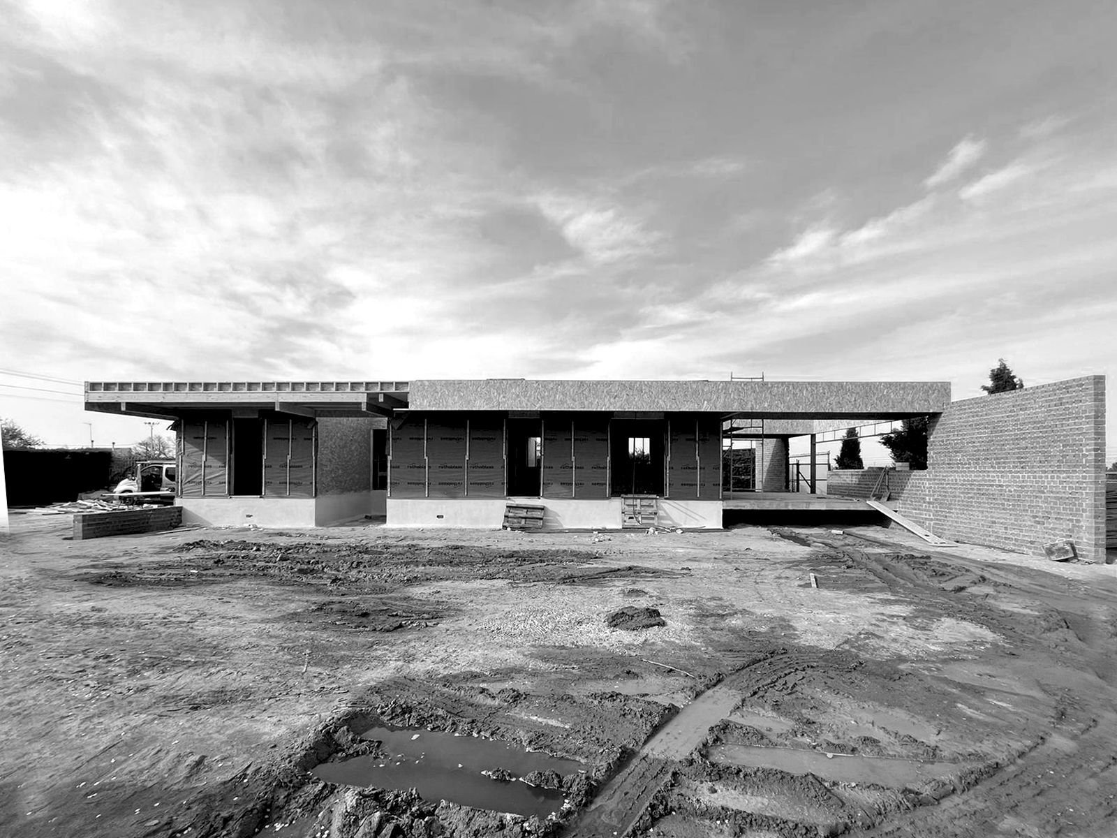 Casa de madera. Entradamo ligero. Proceso de obra. Arquitectos Valencia